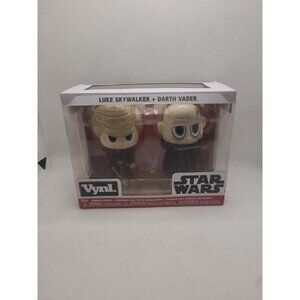 New Funko Vynl. Star Wars "Luke + Darth Vader" Vinyl Bobble-Heads